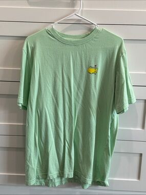 New 2021 Masters Tournament Light Green Cotton Medium Tshirt